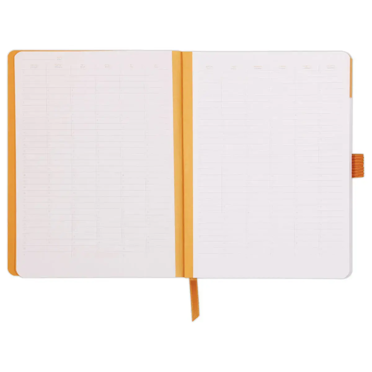 Carnet agenda perpetuel Meeting RHODIA16x21 cm Black 
