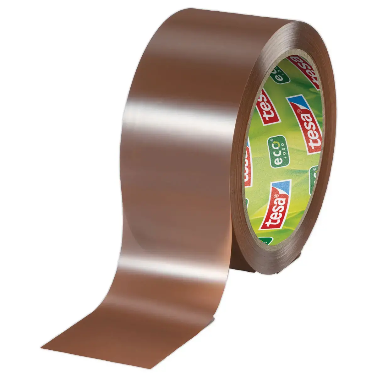Ruban adh&eacute;sif PET recycl&eacute; 66m x 50mm - Havane 