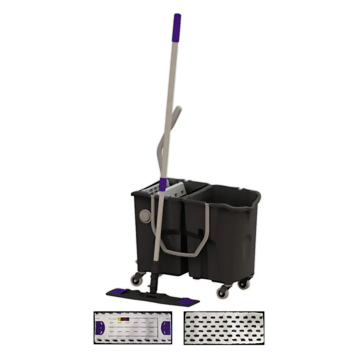 Kit de nettoyage avec double seau 