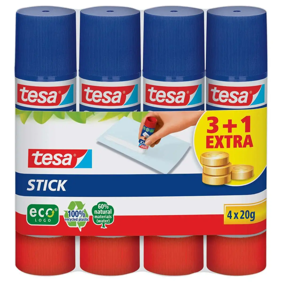 4 Sticks colle Tesa&reg;  EcoLogo 20 gr 