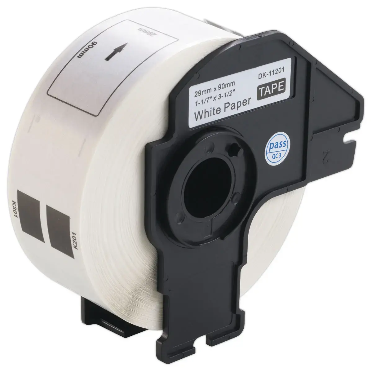 Rouleau d'&eacute;tiquettes QL BROTHER 29x90mm 400 &eacute;tiquettes DK11201 