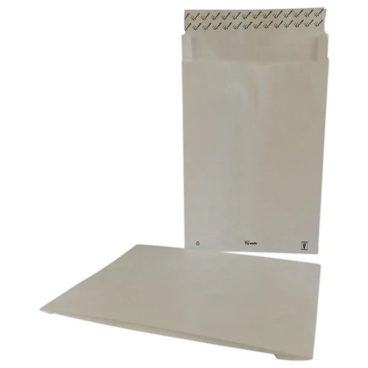 20 Pochettes TYVEK blanc indéchirable 250x330 mm à soufflet 38 mm