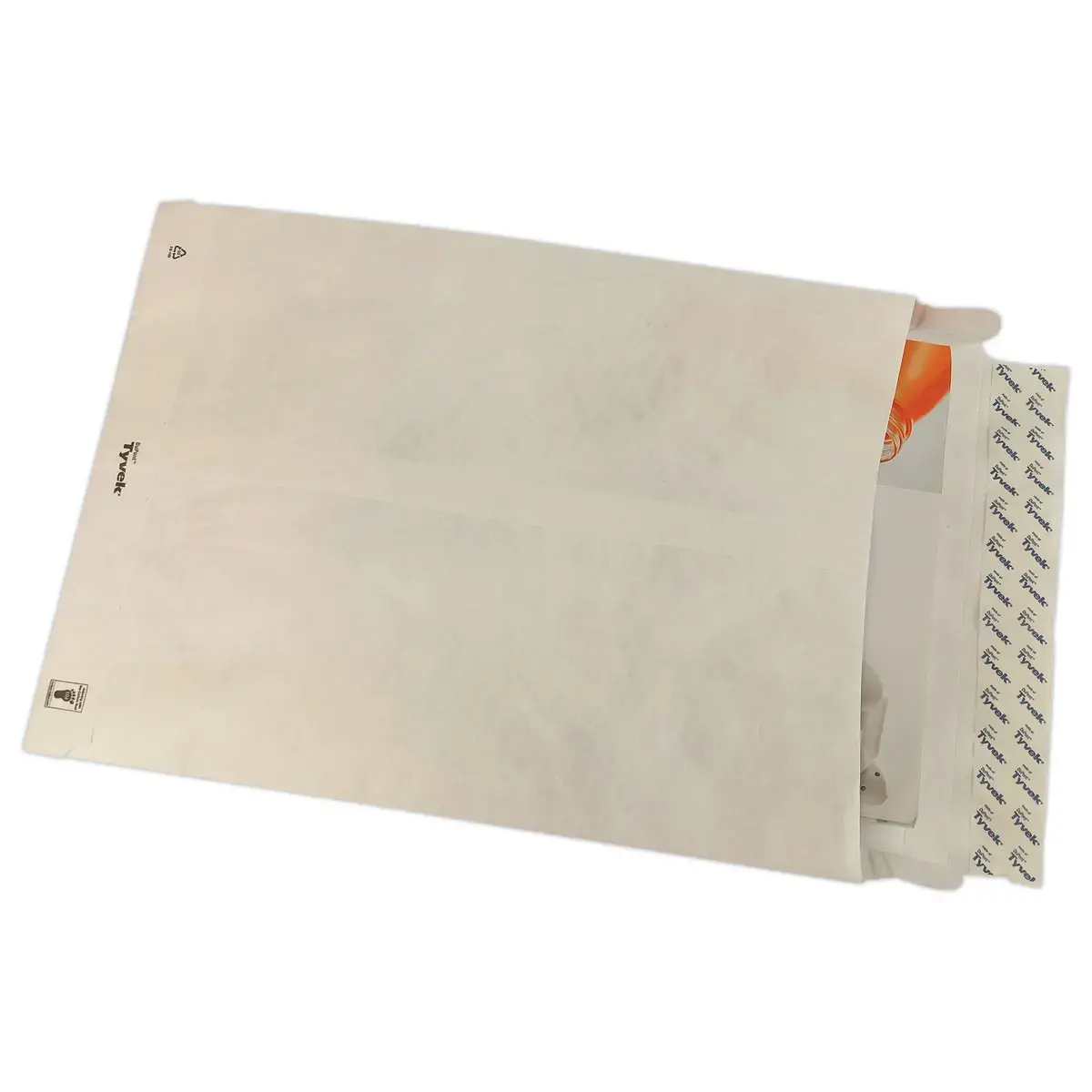20 Pochettes TYVEK blanc indéchirable 250x330 mm à soufflet 38 mm