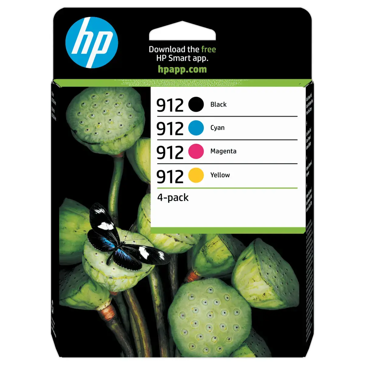 HP 912 cartouche d'encre 4 couleurs 6ZC74AE