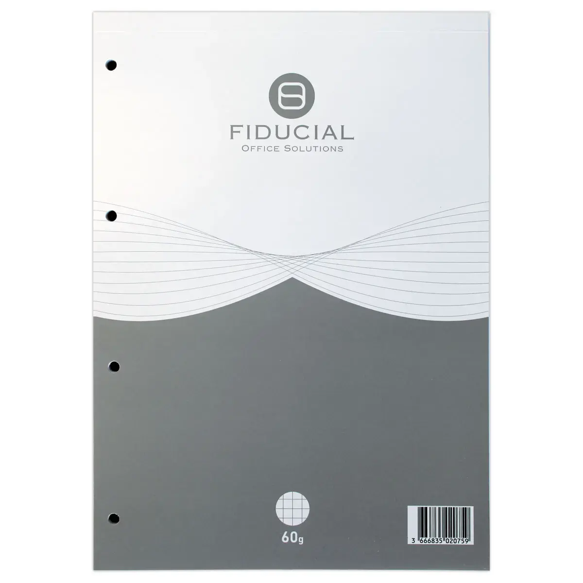 Bloc coll&eacute; A4 perfor&eacute;, 56/60G 5x5 de 80 feuilles 