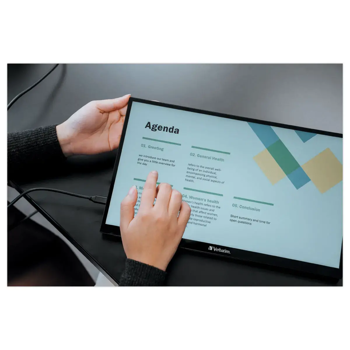 Ecran tactile portable 15.6" Verbatim 
