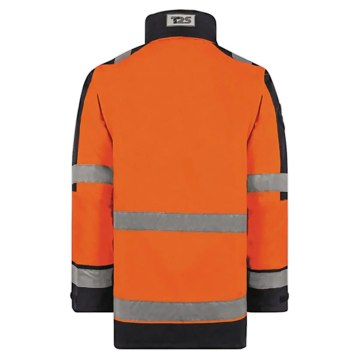 Parka orange haute visibilit&eacute; E-VISION - Label GRS - Taille XL - T2S 