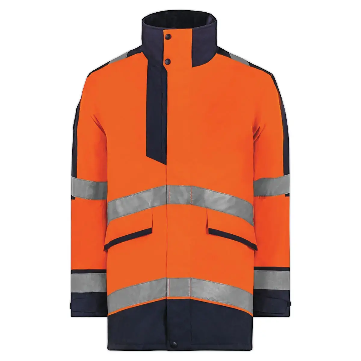 Parka orange haute visibilité E-VISION - Label GRS - Taille 3XL - T2S