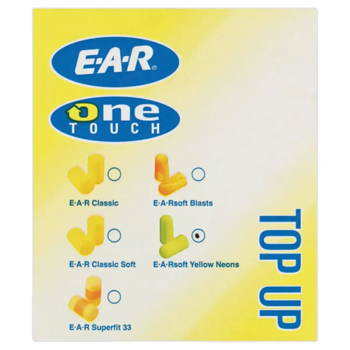 Bouchons d'oreille E-A-RSOFT Yellow Neon - 250 paires - Att&eacute;nuation 34 dB - 3M 