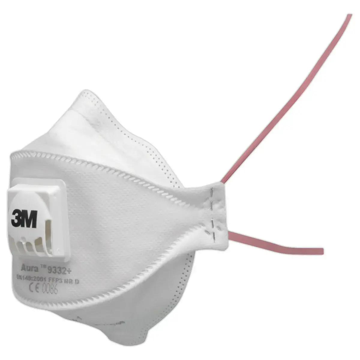 10 Masques de protection FPP3 AURA 9332+ - Avec soupape - 3M 