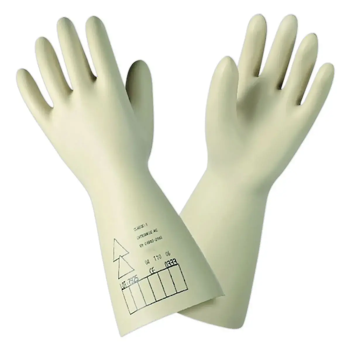 Paire Gants isolants d'&eacute;lectricien GLE36-00 - Classe 00 (500 VAC) - Taille 11 - SIBILLE 