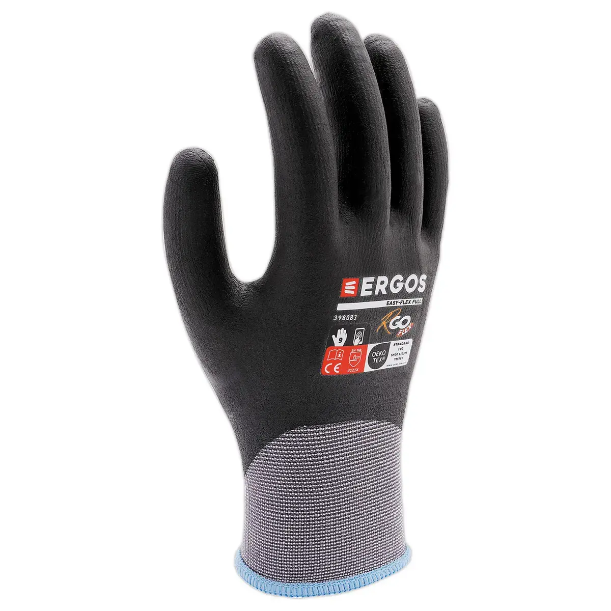 12 Gants de manutention en nylon Lycra - Jauge 15 - Taille 9 - RG