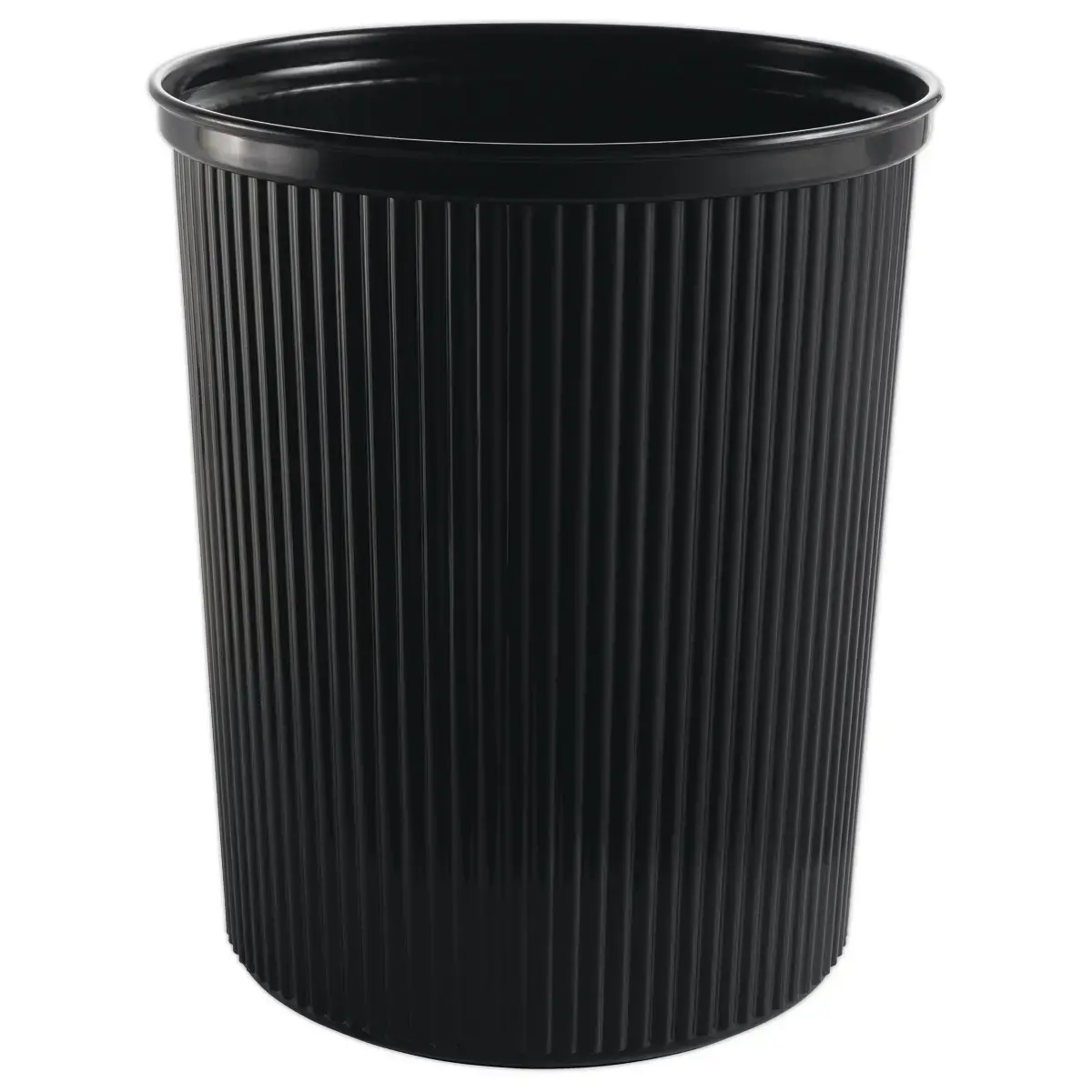 Corbeille &agrave; papier 15L noir ACCESS 