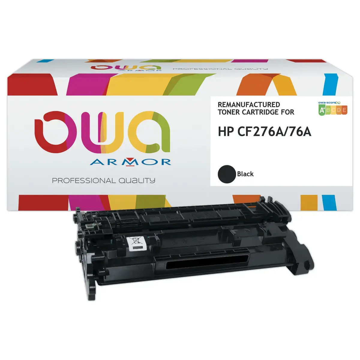 Toner &eacute;quivalent HP CF276A - Noir - Owa 