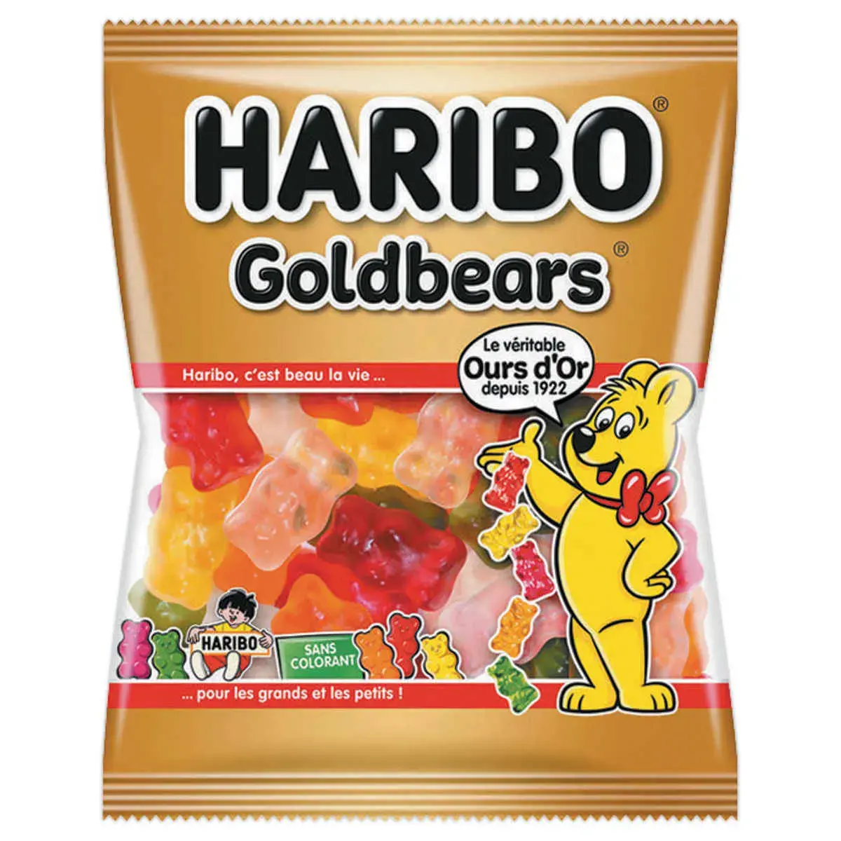Sachet de bonbons Goldbears -  40 g - Haribo 
