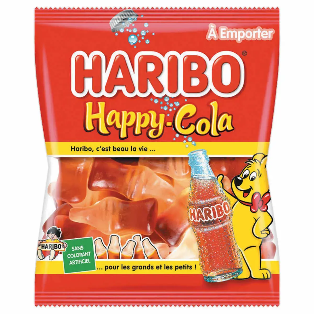 Sachet de bonbons Happy Cola - 40 g - Haribo 