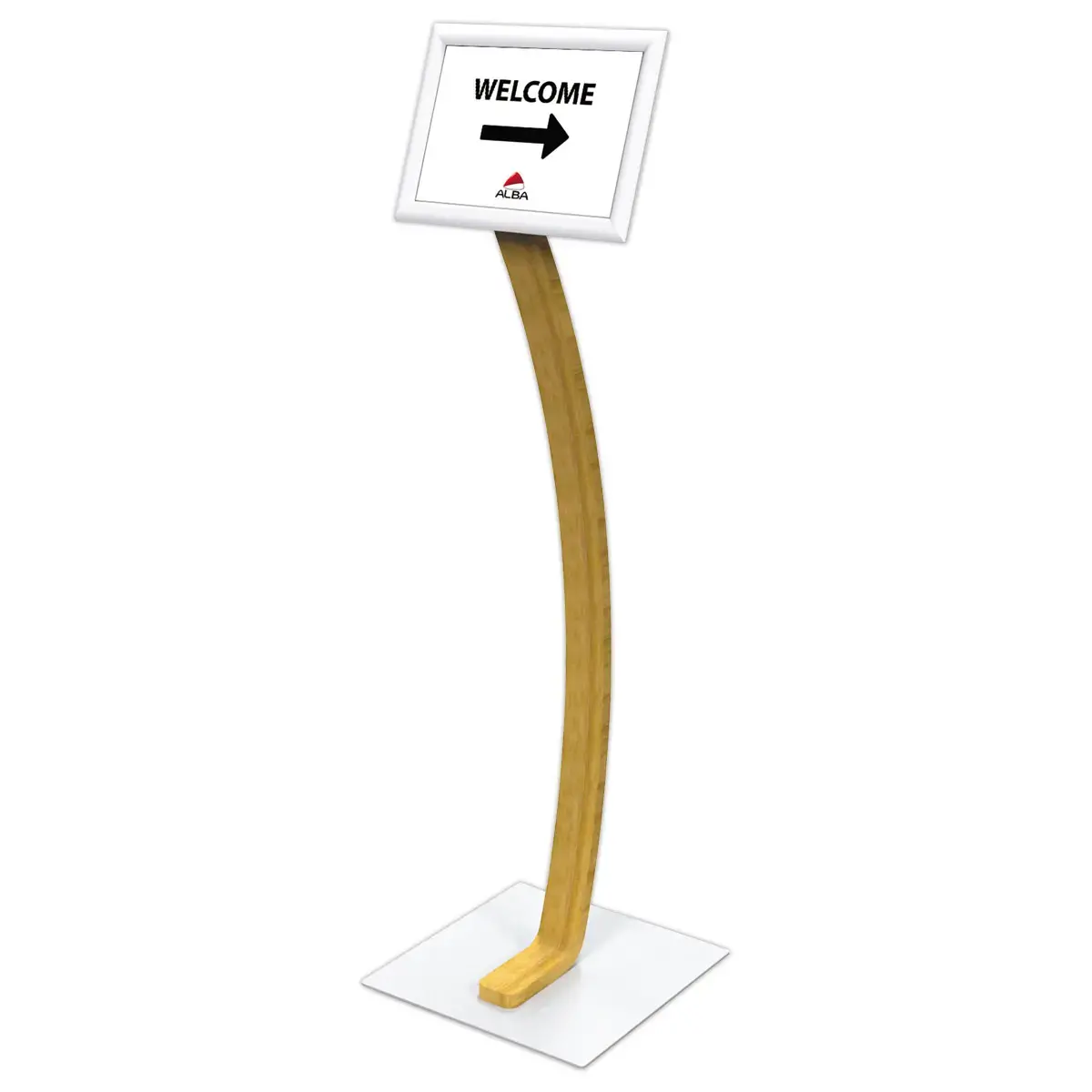 Présentoir signalétique bois A4