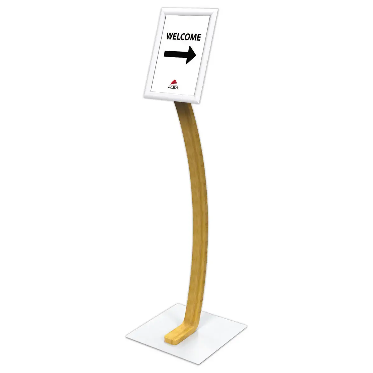 Présentoir signalétique bois A4