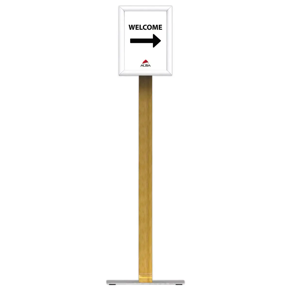 Présentoir signalétique bois A4