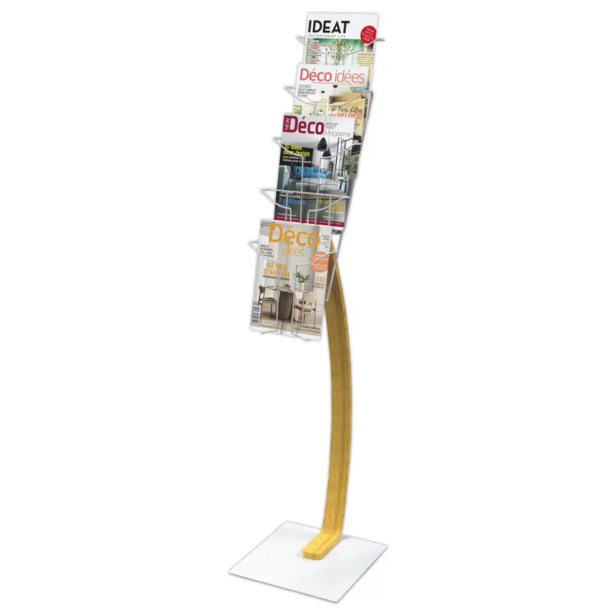 Présentoir de sol en bois