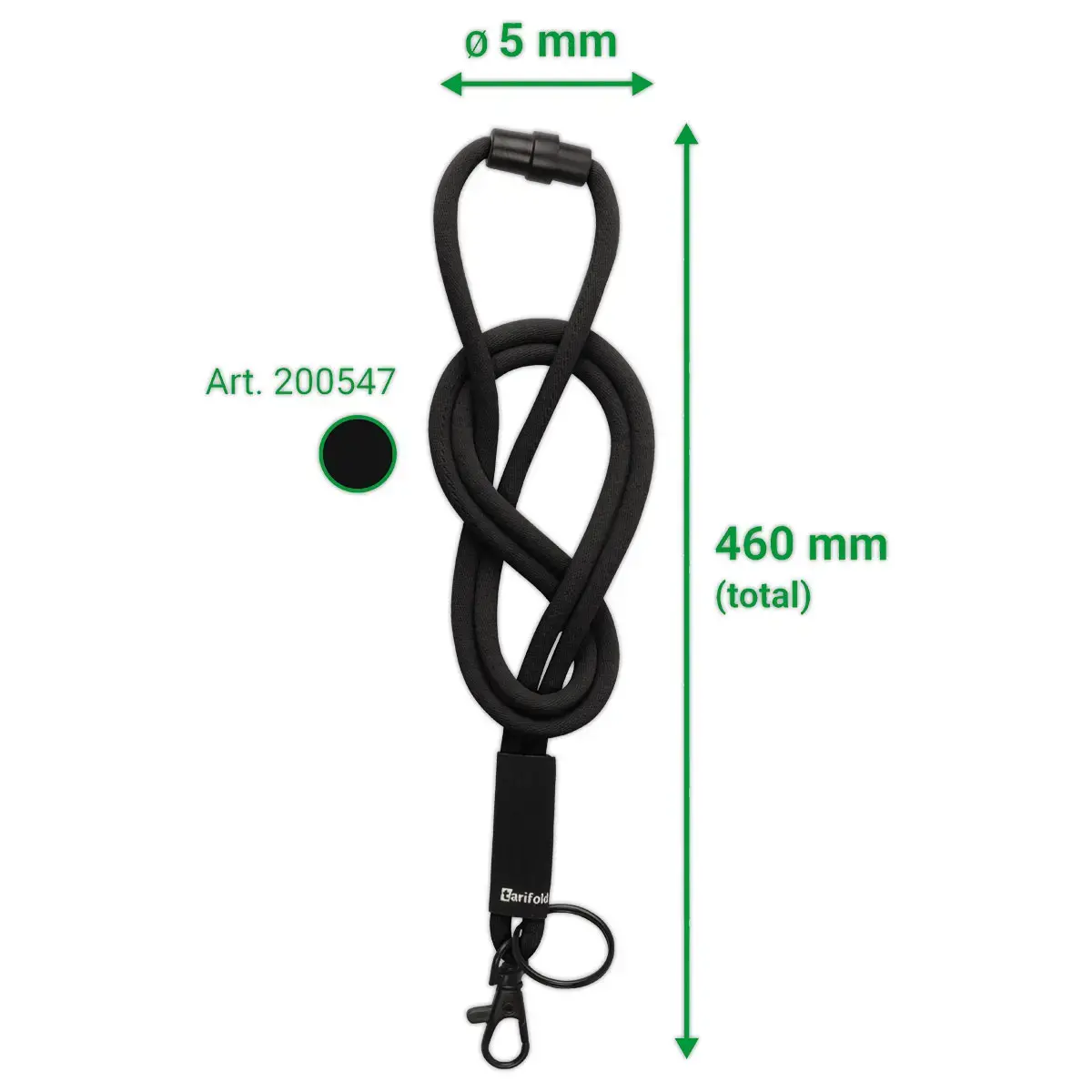 10 Tour de cou rond noir