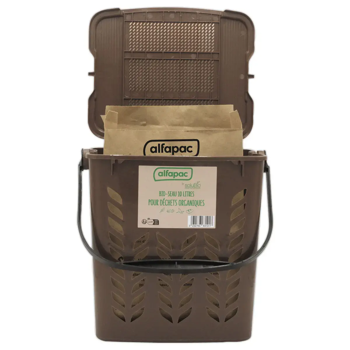 bio-seau 10L pour la collecte de déchets organiques