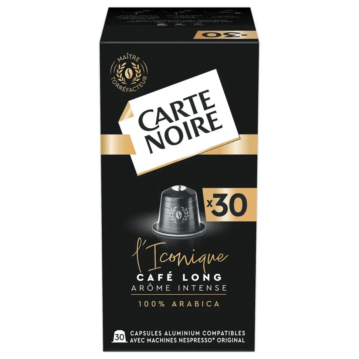 30 capsules Carte Noire Iconique - Compatibles Nespresso