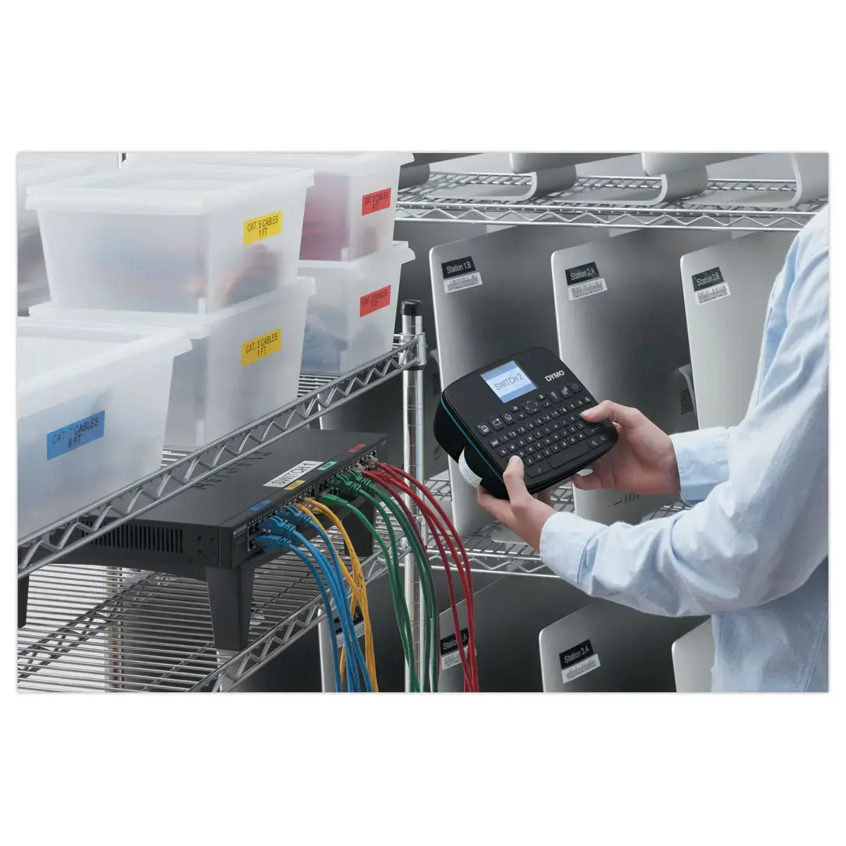 Titreuse DYMO Label Manager Eecutive 640 CB Clavier AZERTY 