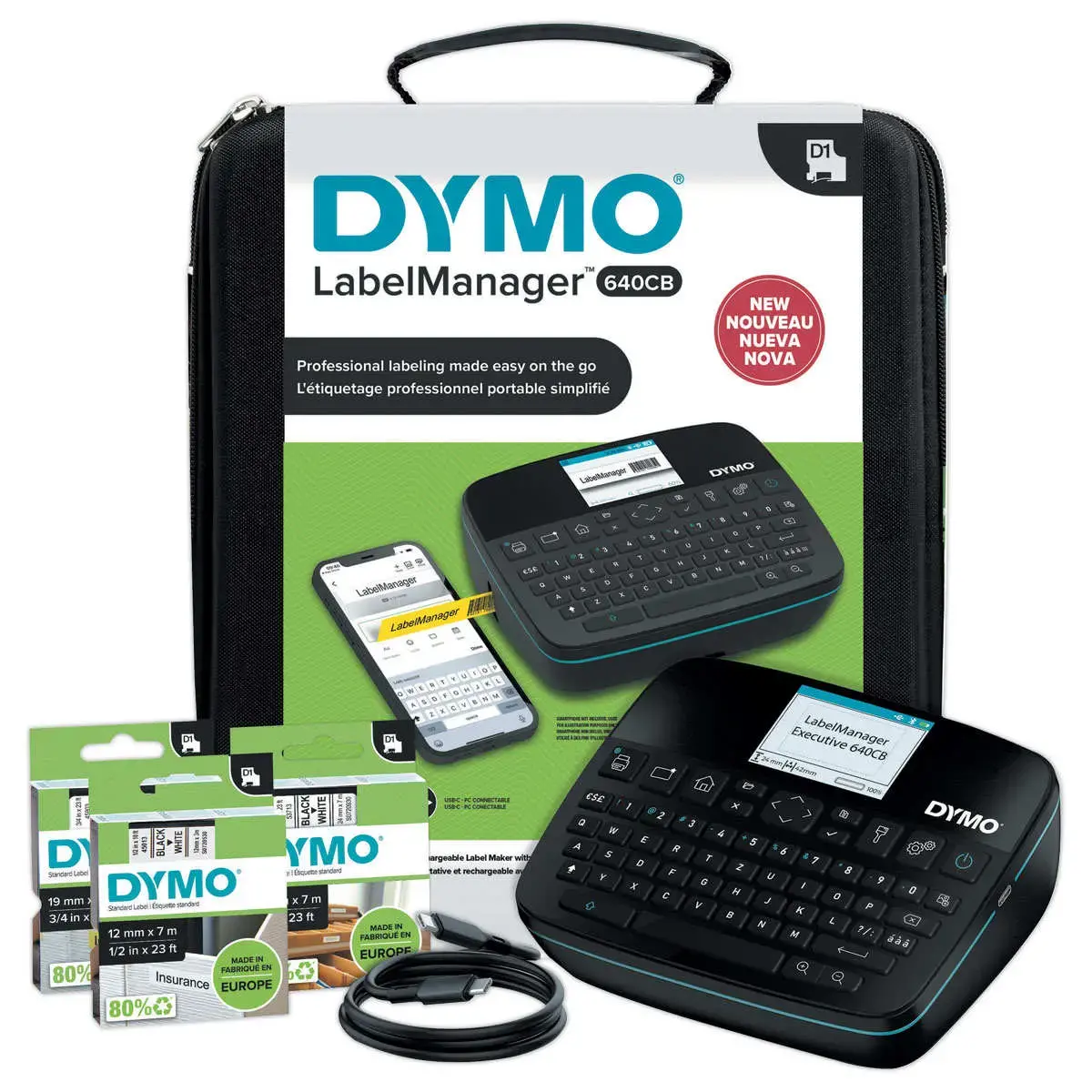 Kit titreuse DYMO Label Manager 640 CB 