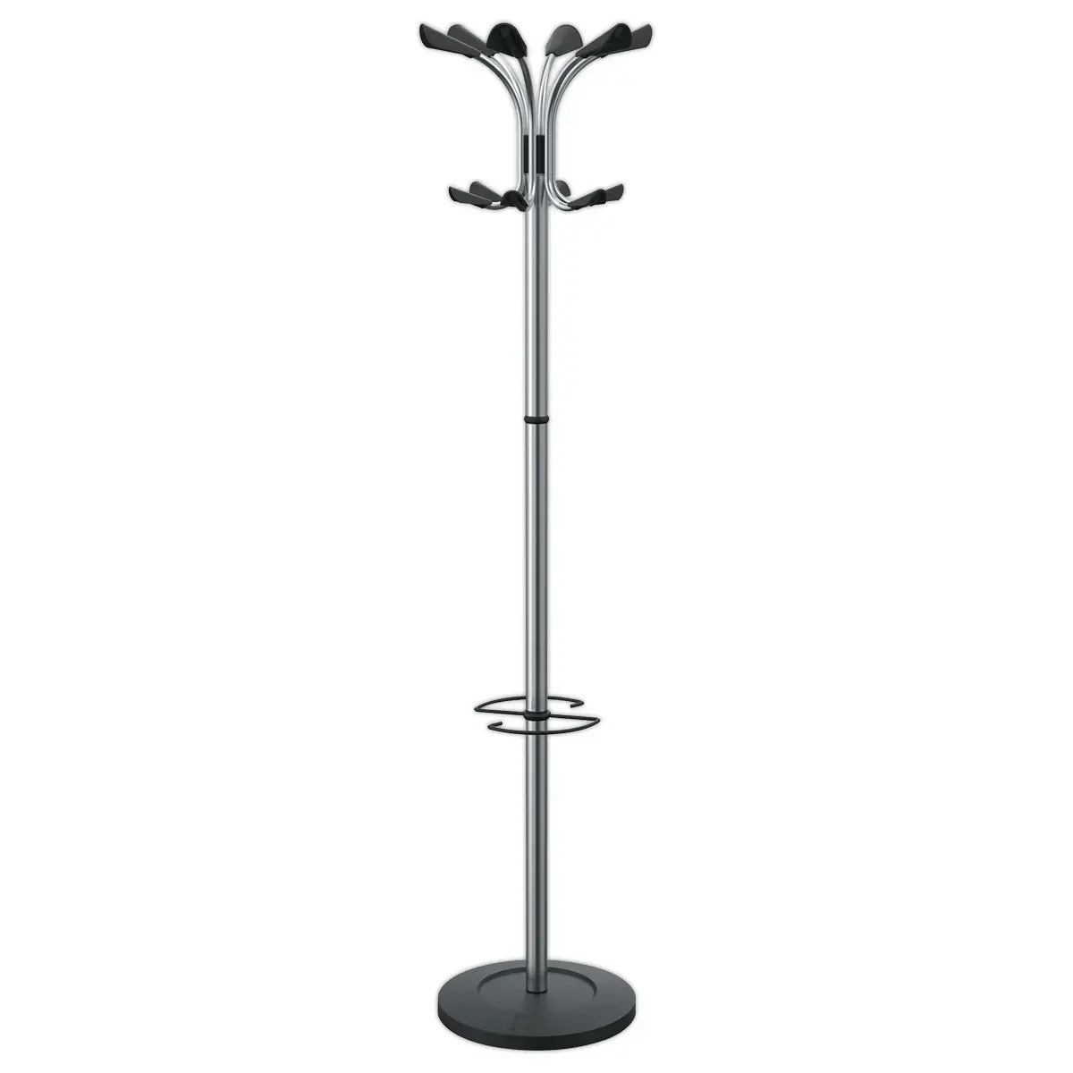 Portemanteau Chromy tête tournante - chrome noir