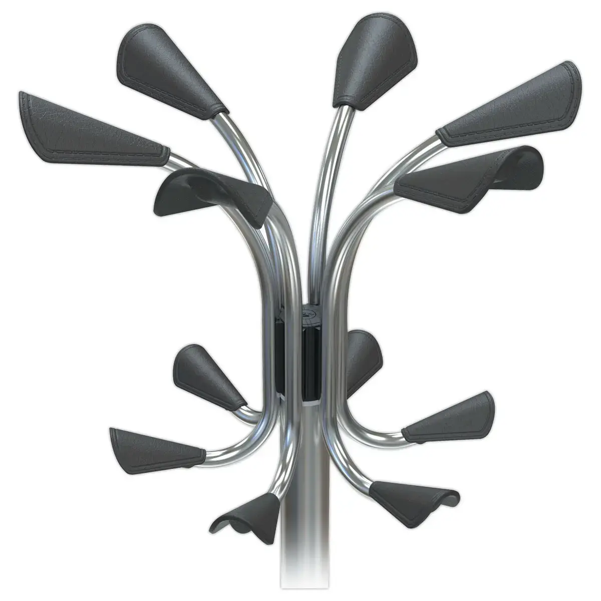Portemanteau Chromy tête tournante - chrome noir