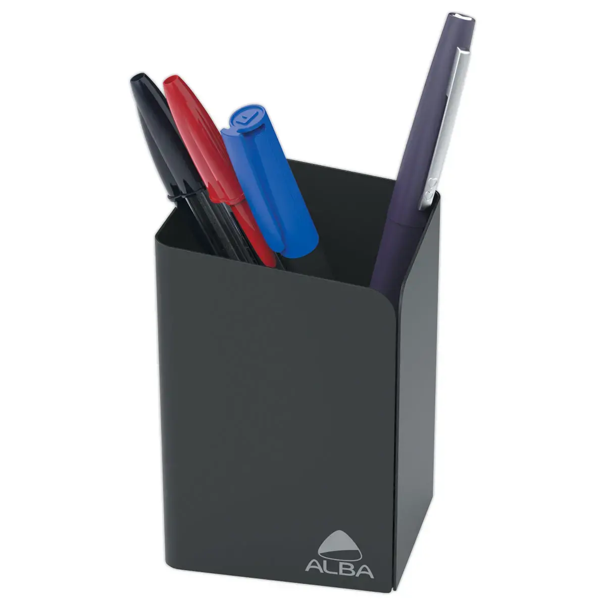 Pot à crayons métal - Noir