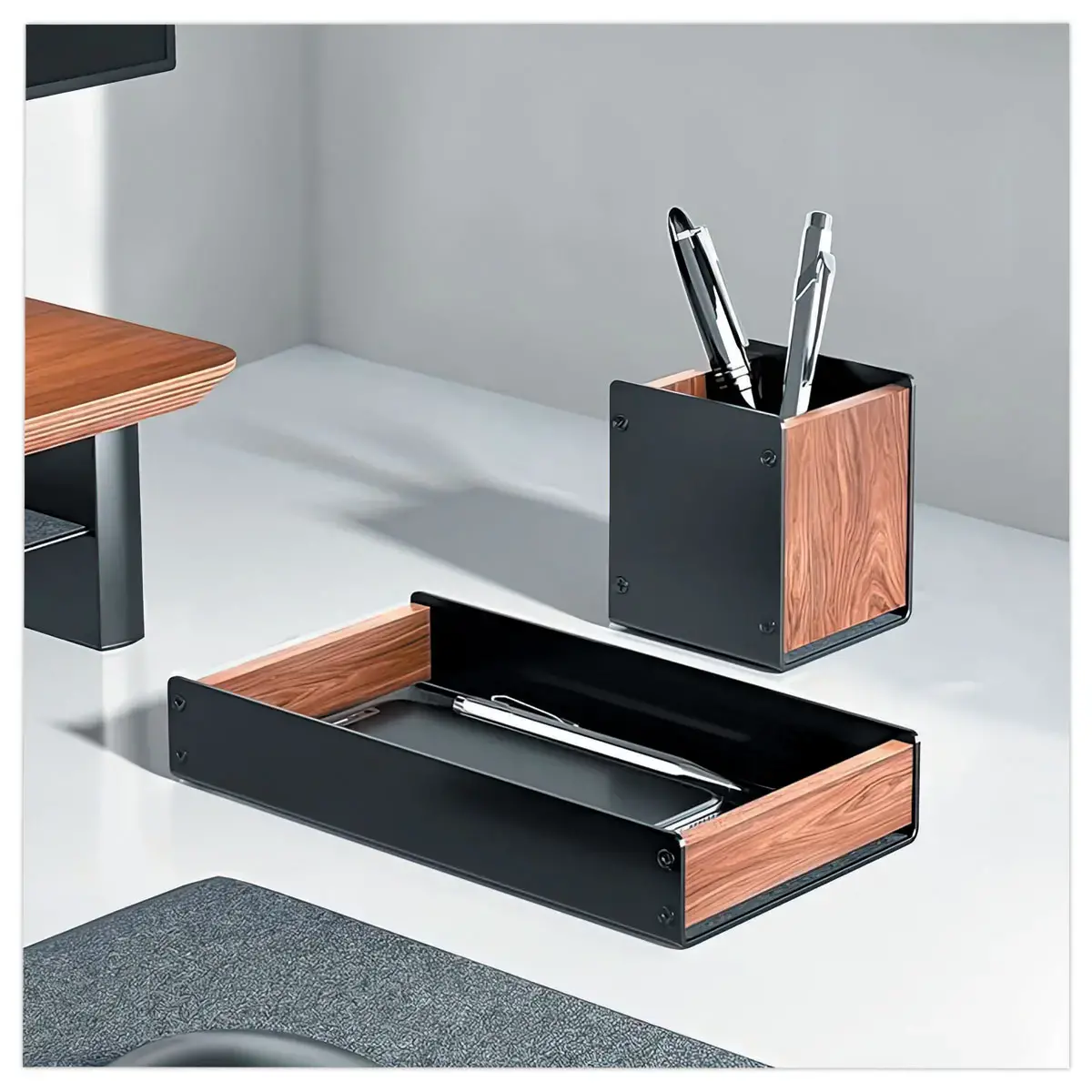 Plateau de bureau bois 