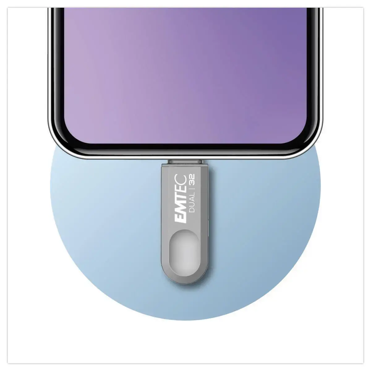 Clé USB double connectique 2.0 USB-A/USB-C 32Go