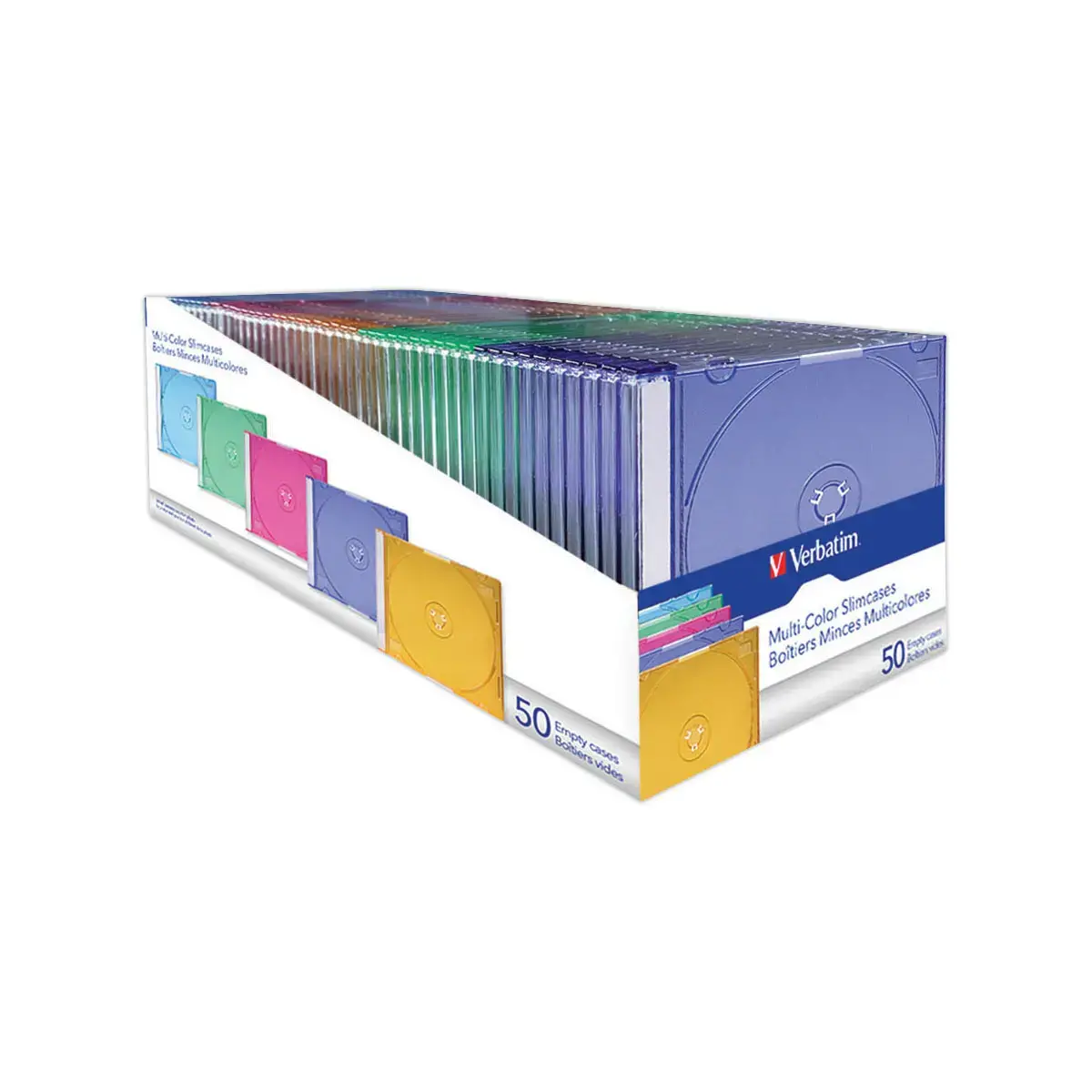 Pack de 50 boitiers CD/DVD