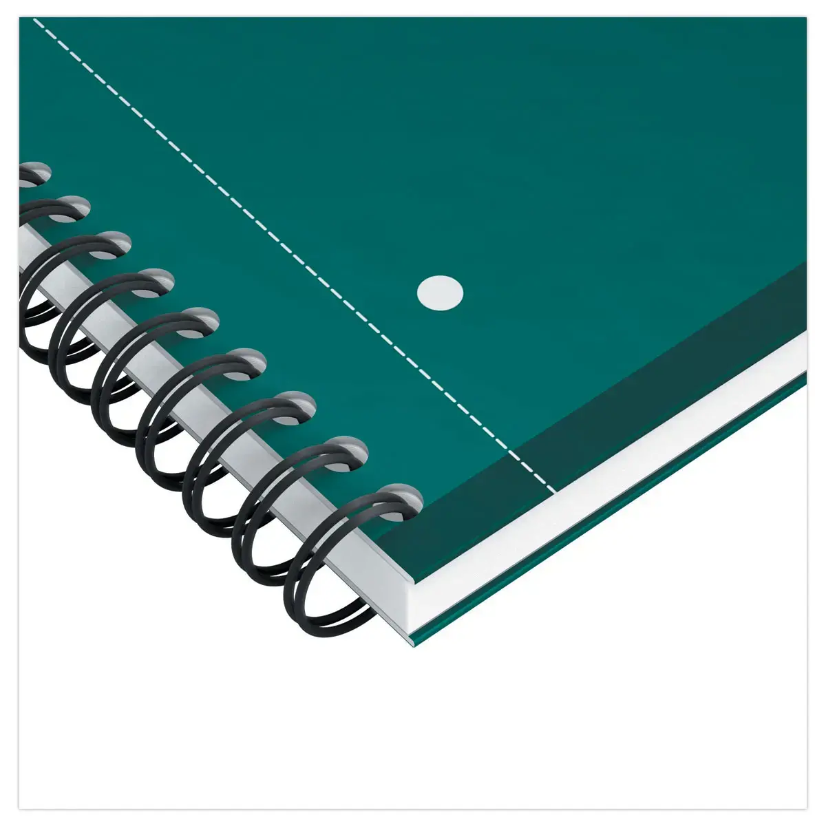 Cahier spirale Notebook A4+, 160p, 5x5, Oxford international Vert