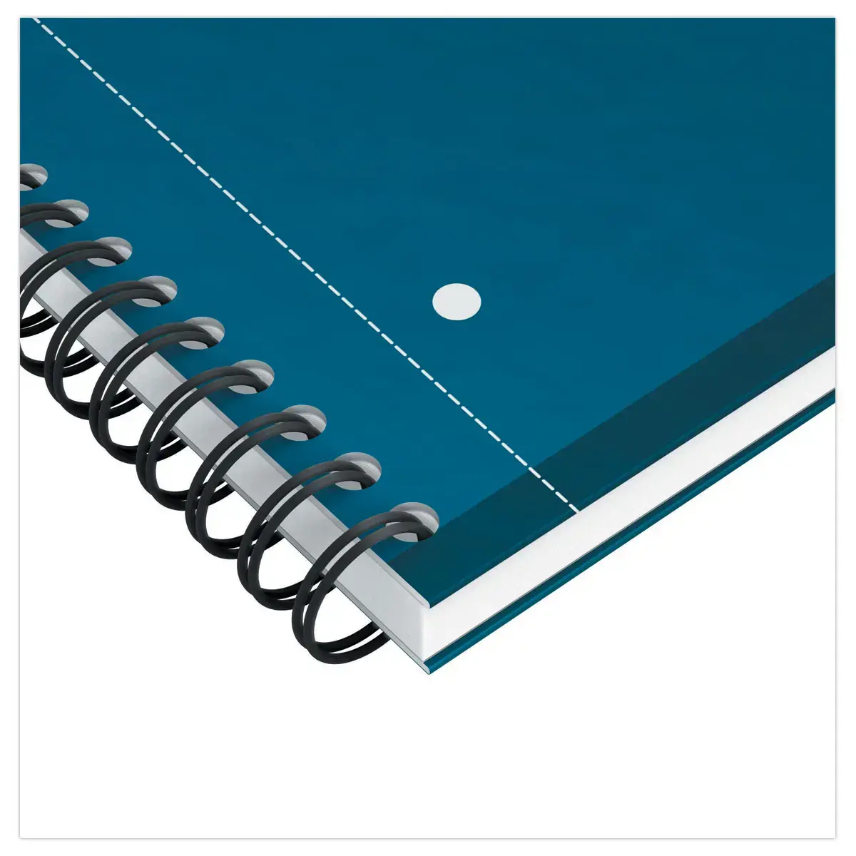 Cahier spirale Notebook A4+, 160p, 5x5, Oxford international Pétrole