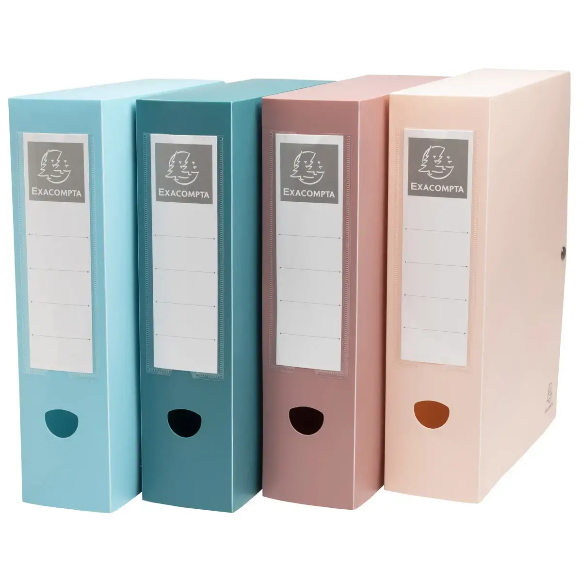 Boîte de classement SKANDI dos 8 cm - Couleur aléatoire - EXACOMPTA