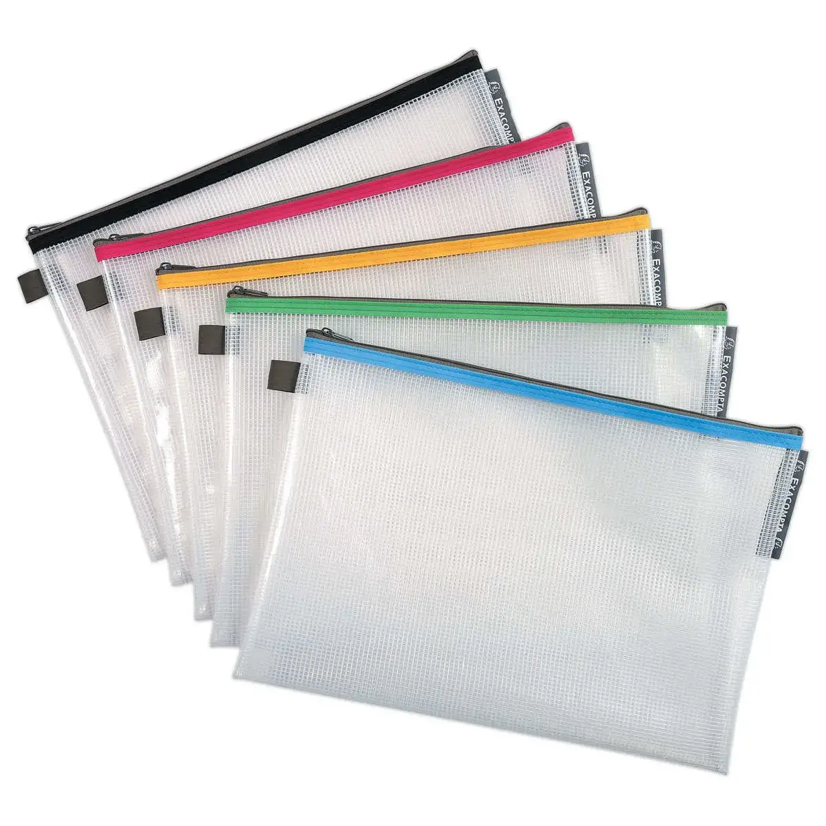 10 Pochettes souples A4 Exacompta- Coloris assortis