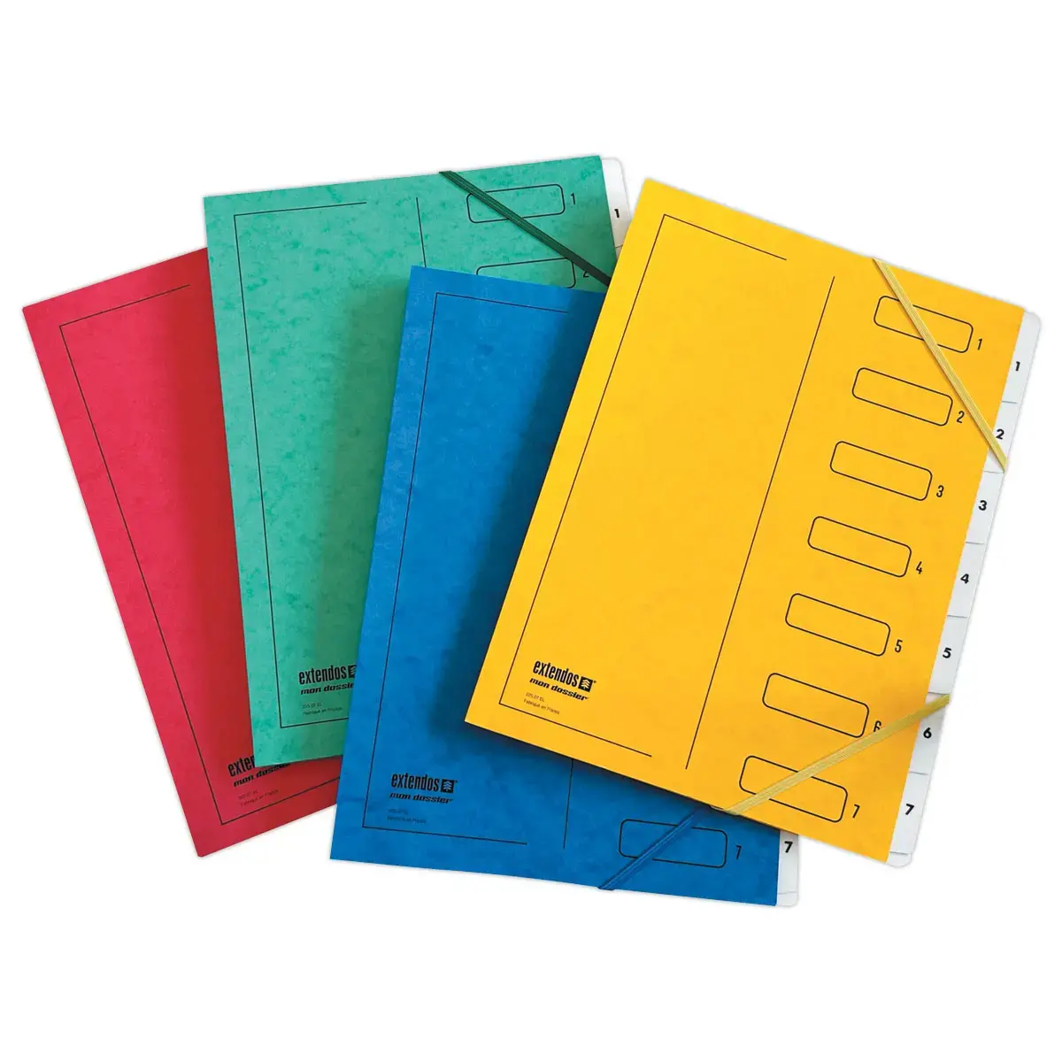 Trieur touches Mylar 7 compartiments 