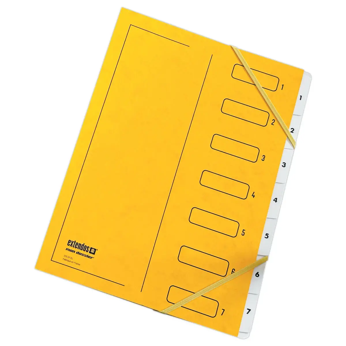 Trieur touches Mylar 7 compartiments 