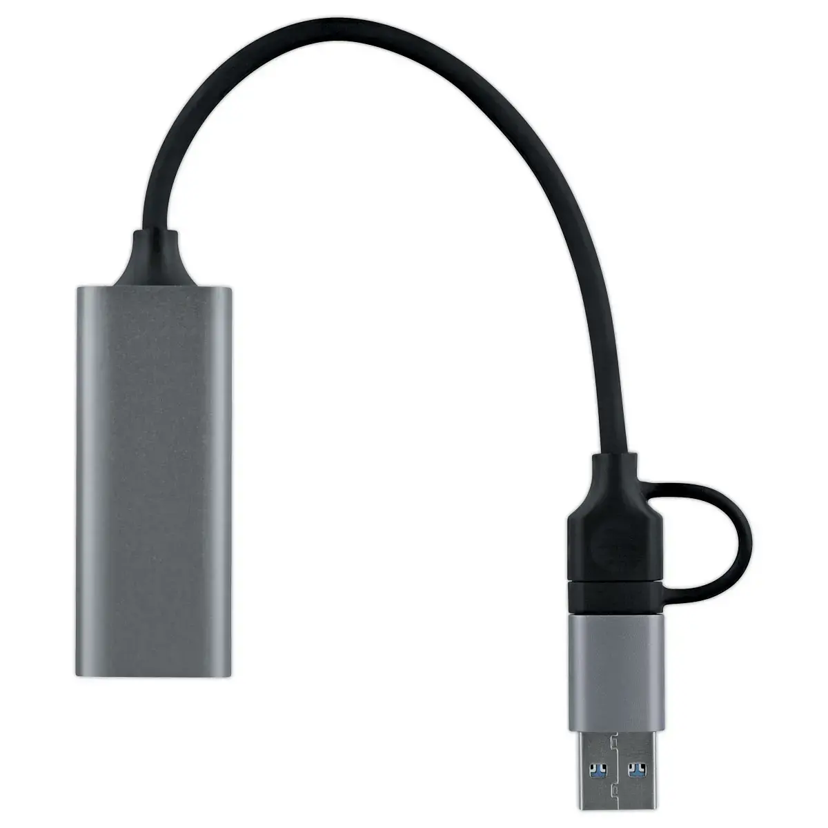Adaptateur USB vers RJ45 &ndash; 1 GBPS &ndash; Gris &ndash; T&rsquo;nB 