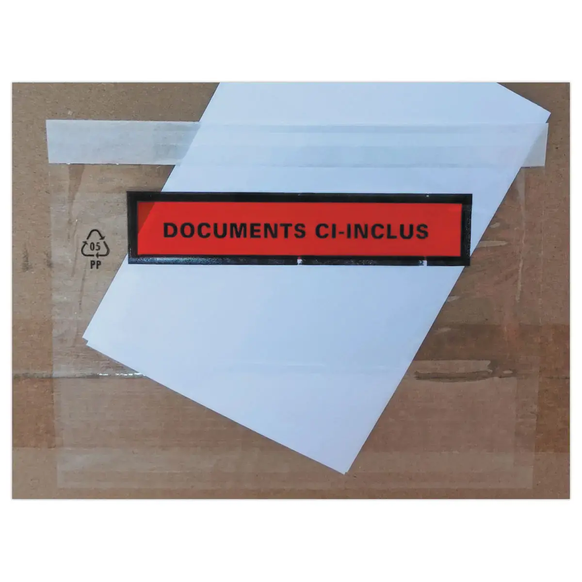 1000 Pochettes Documents ci-inclus pour A6 PP imprimé 162x120 mm