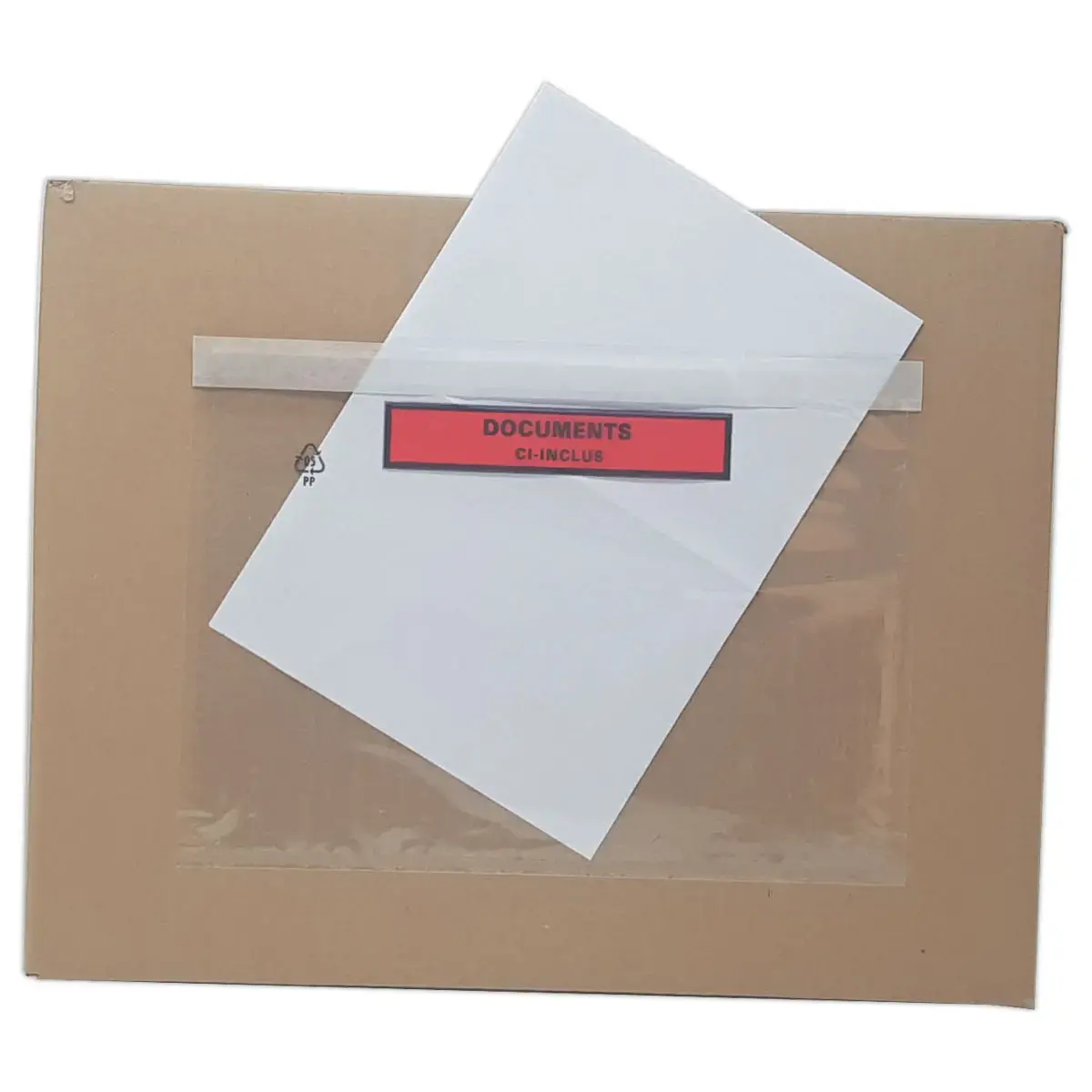 1000 Pochettes Documents ci-inclus poue A5 PP imprim&eacute; 228x165 mm 