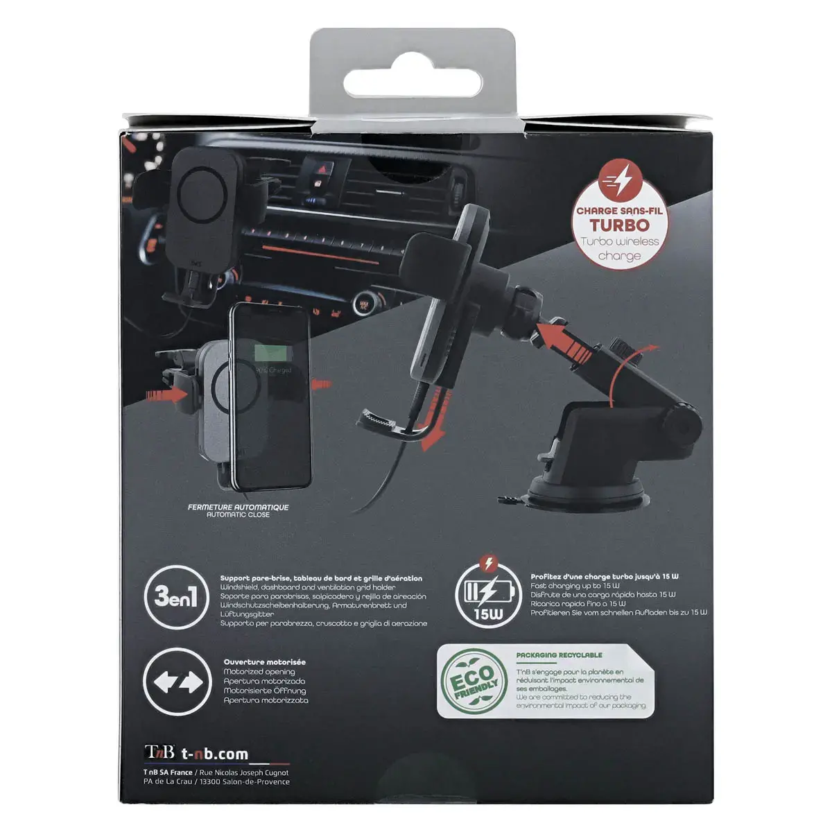 Chargeur sans fil + support