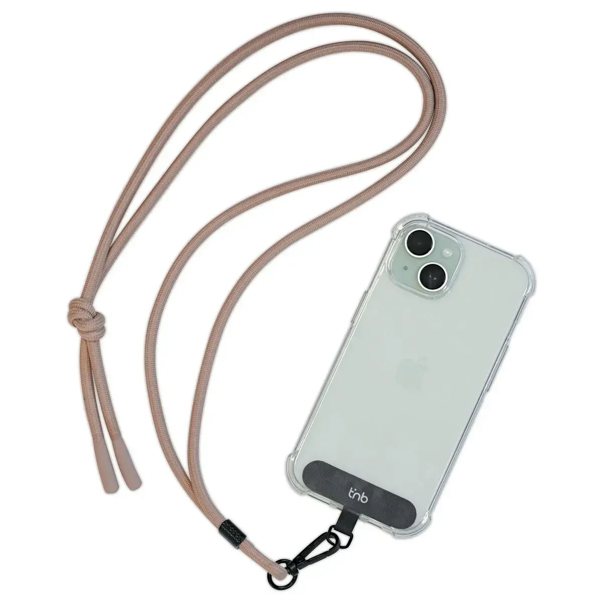 Cordon universel pour smartphone beige