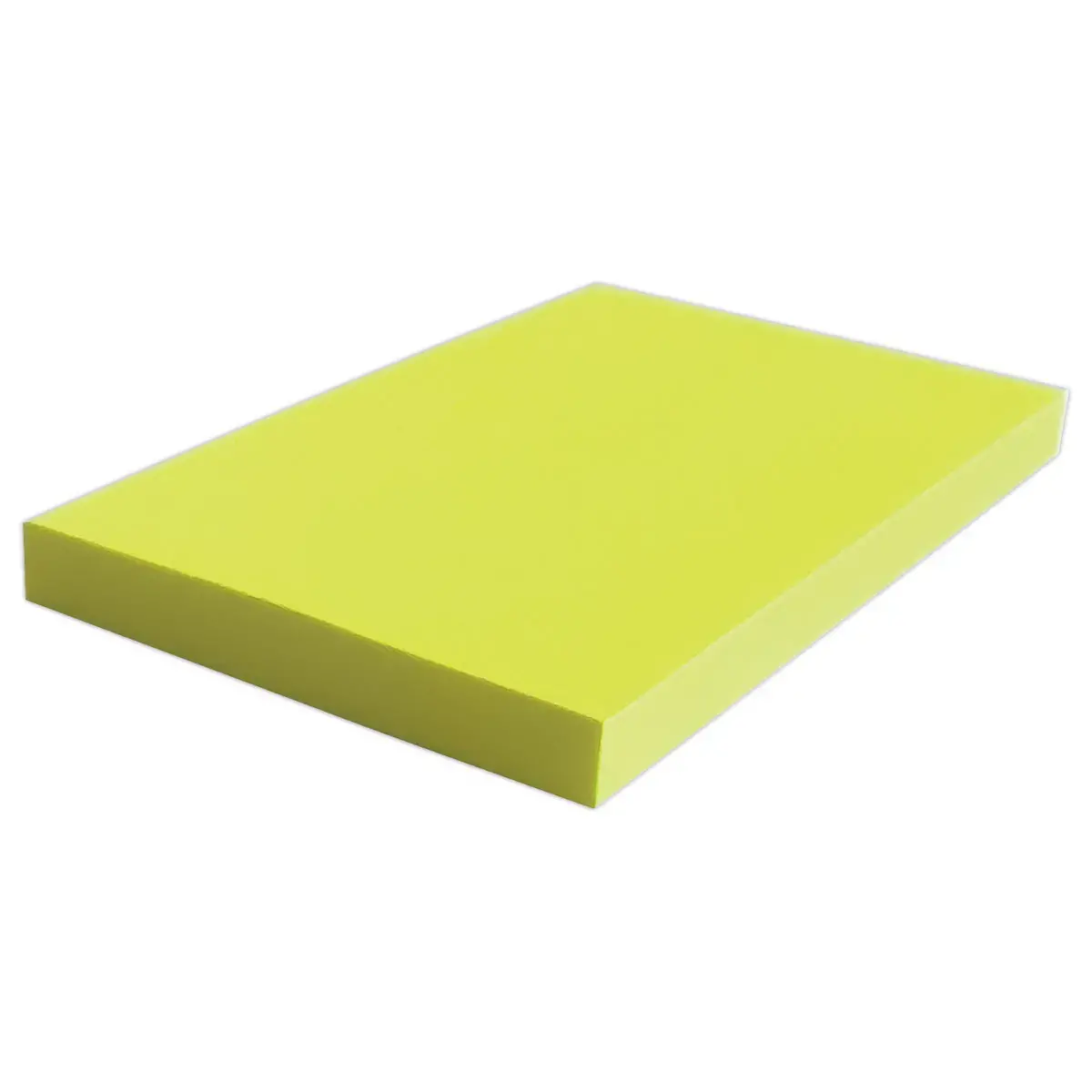 Bloc notes adhésives 125 x 75 mm jaunefluo