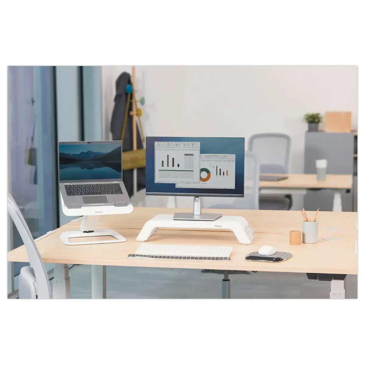 Support PC Portable Hana LT - Blanc 