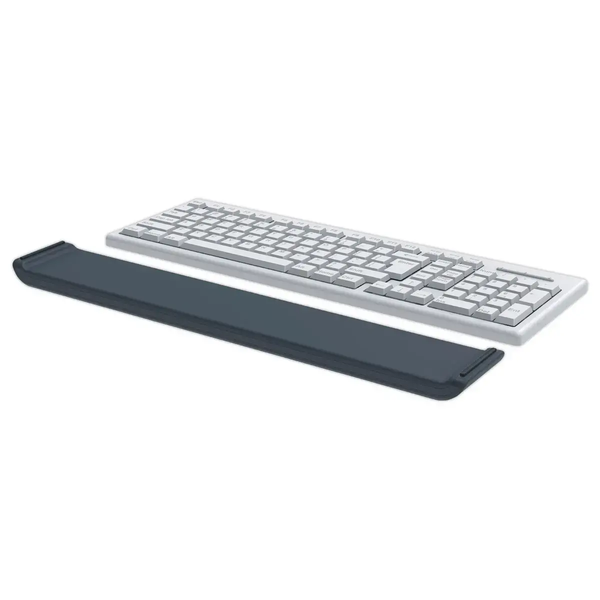 Repose-poignets pour clavier réglable - Gris foncé - LEITZ