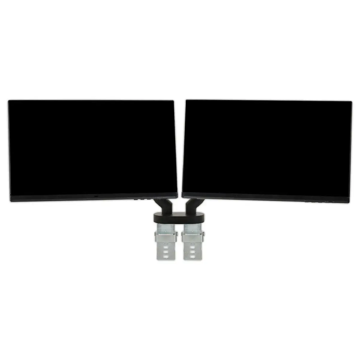 Bras porte-&eacute;cran double BE Flexible Dual - Noir 